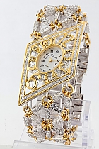 Crystal Link Bracelet Watch